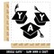 Graduation Caps Yay Graduate Congratulations Square Rubber Stamp for Stamping Crafting